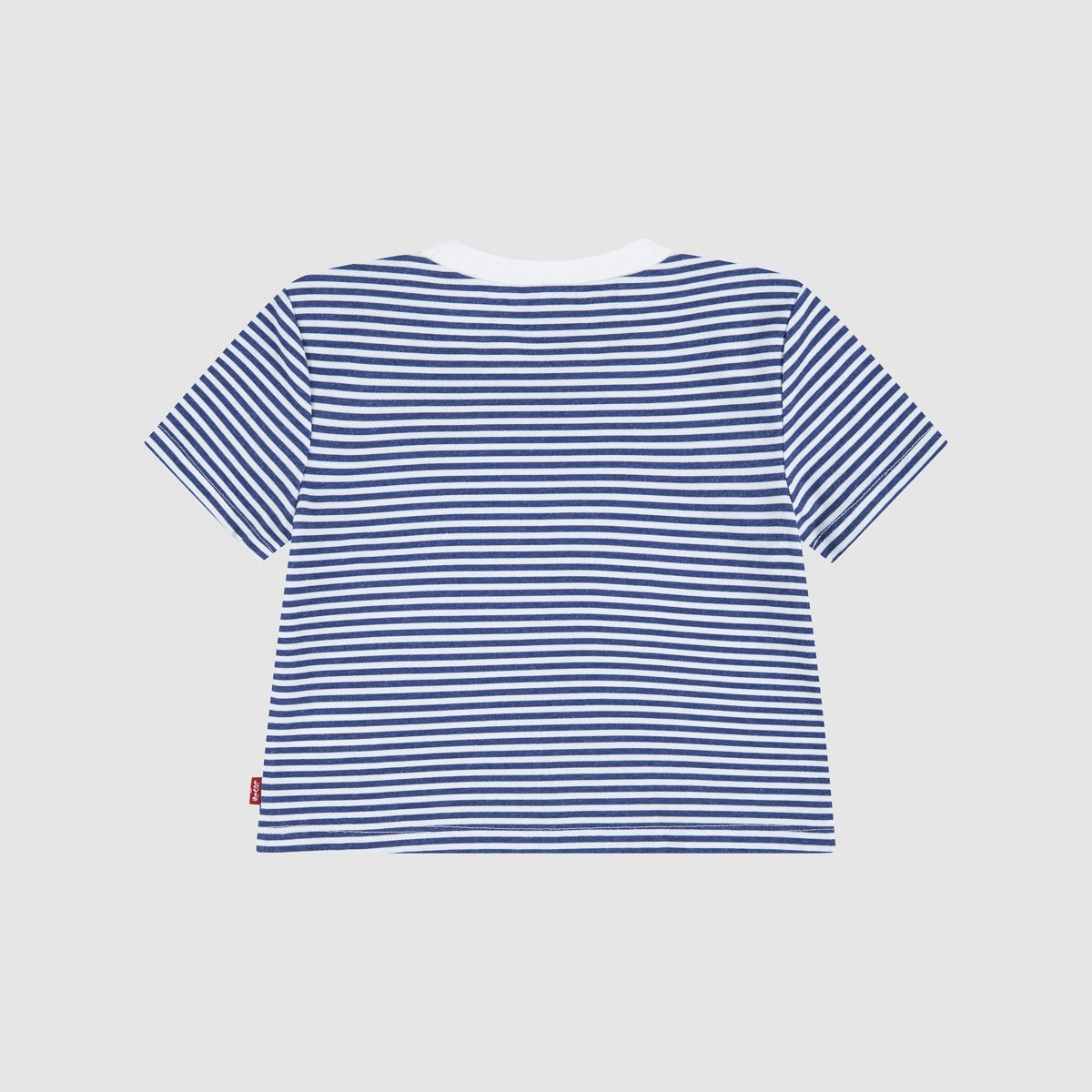 Baby Striped Mini Batwing Tee — True Navy - Blue