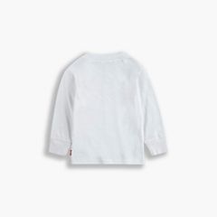 Baby Batwing Long Sleeve Tee — White - White 2