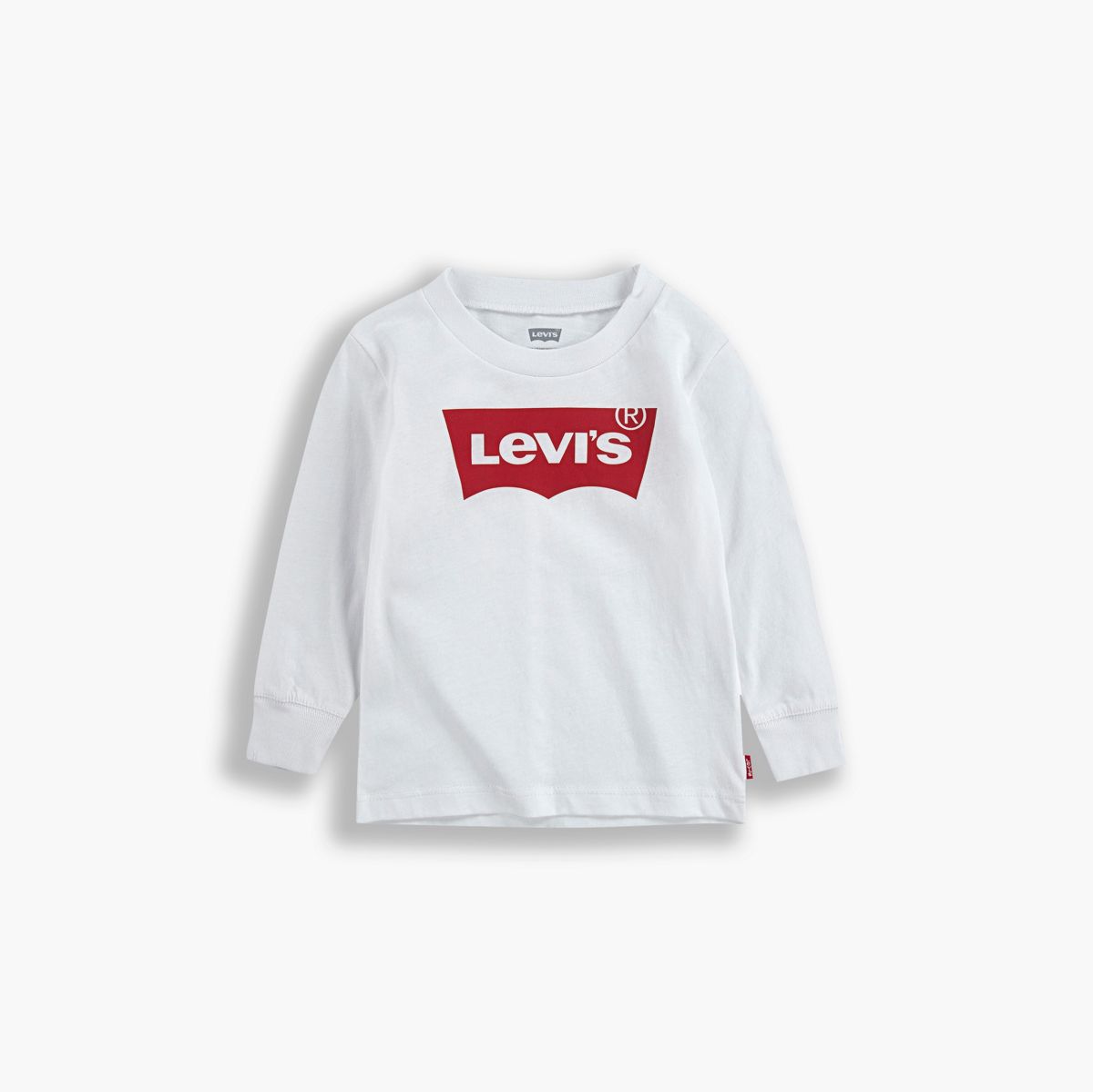 Baby Batwing Long Sleeve Tee — White - White