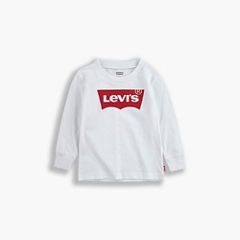 Baby Batwing Long Sleeve Tee — White - White 1
