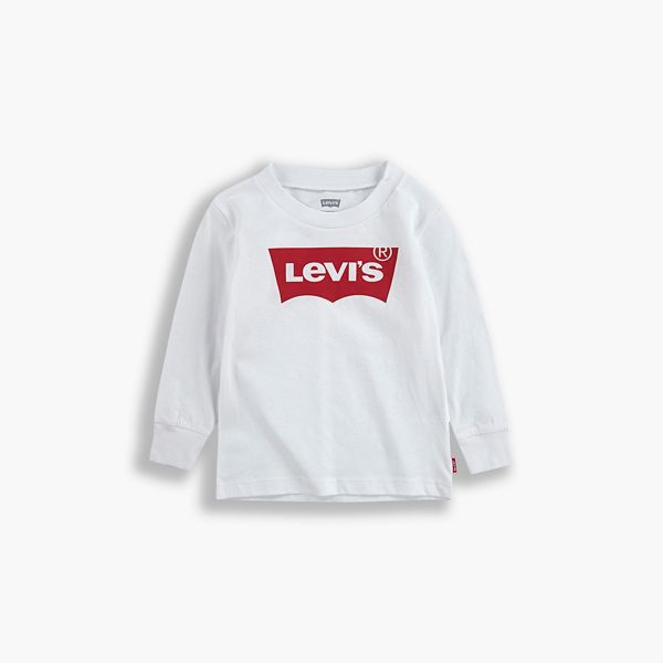 Baby Batwing Long Sleeve Tee — White - White