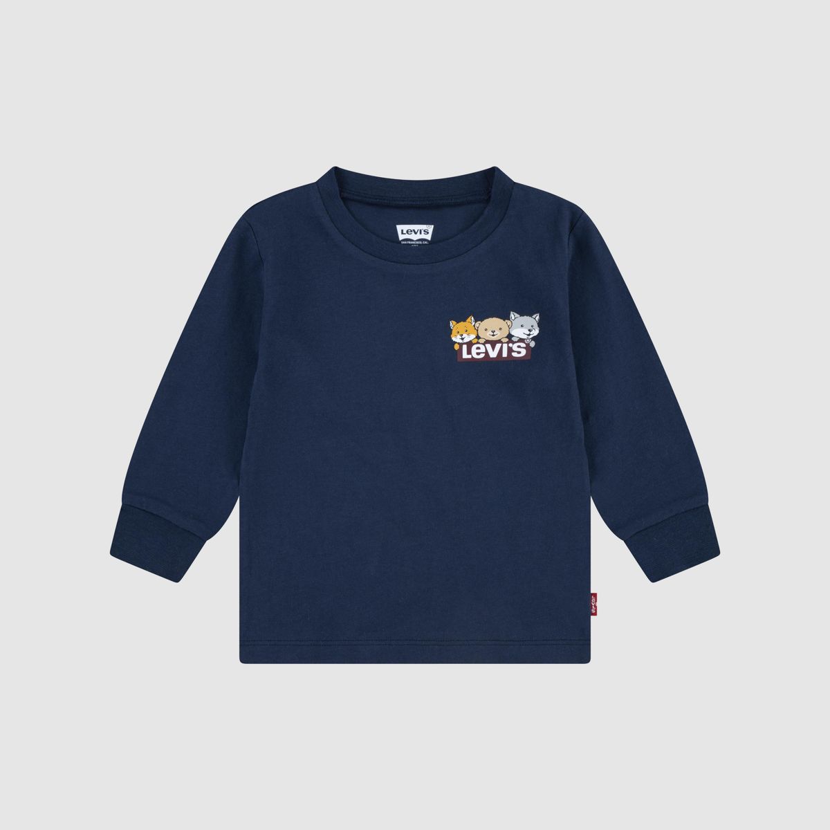 Baby Critter Hiking Icons Tee — Dress Blues - Blue