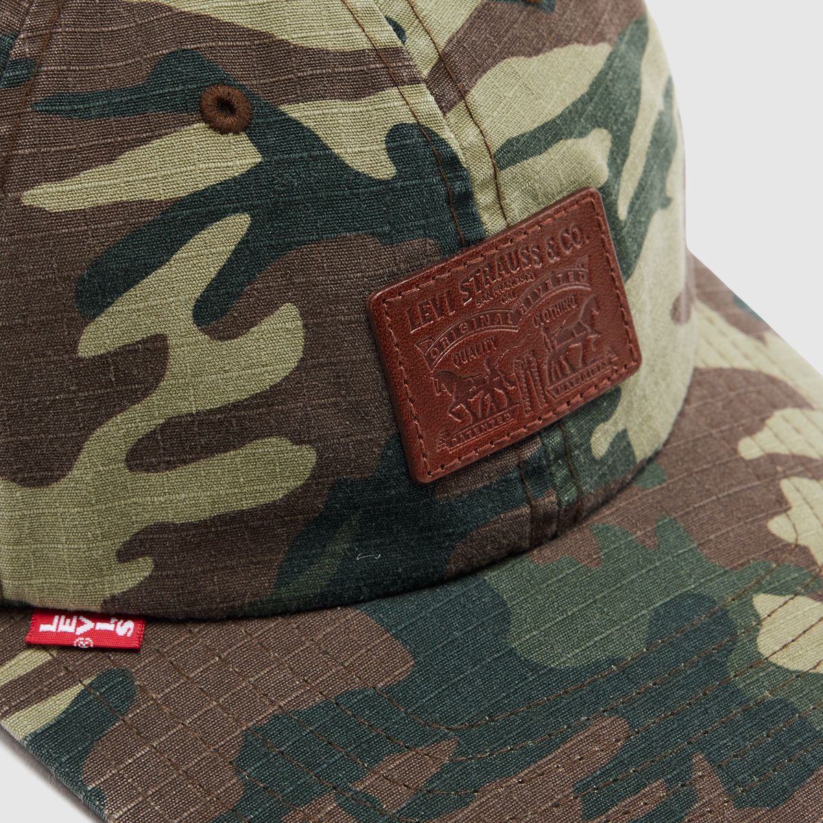 Relaxed Dad Heritage Cap — Phalarope Camo Print V2 Demitasse - Green