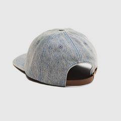 Relaxed Dad Heritage Cap — Below The Moon - Blue 3