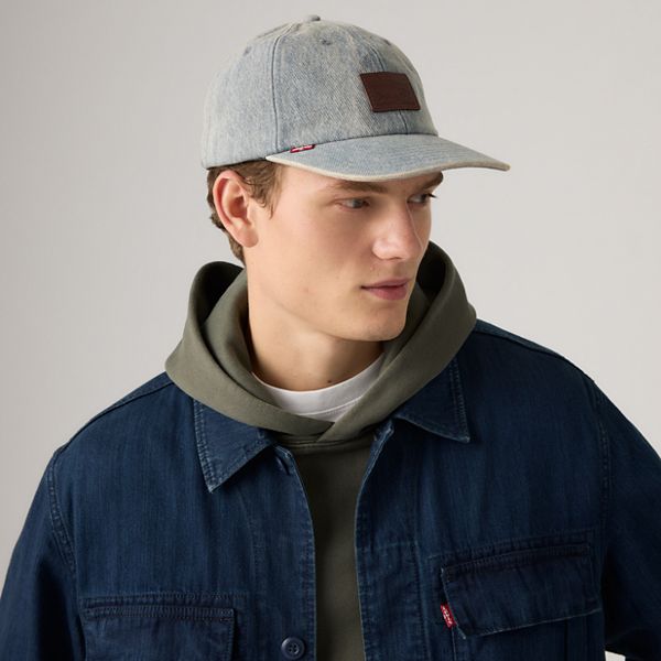 Relaxed Dad Heritage Cap — Below The Moon - Blue