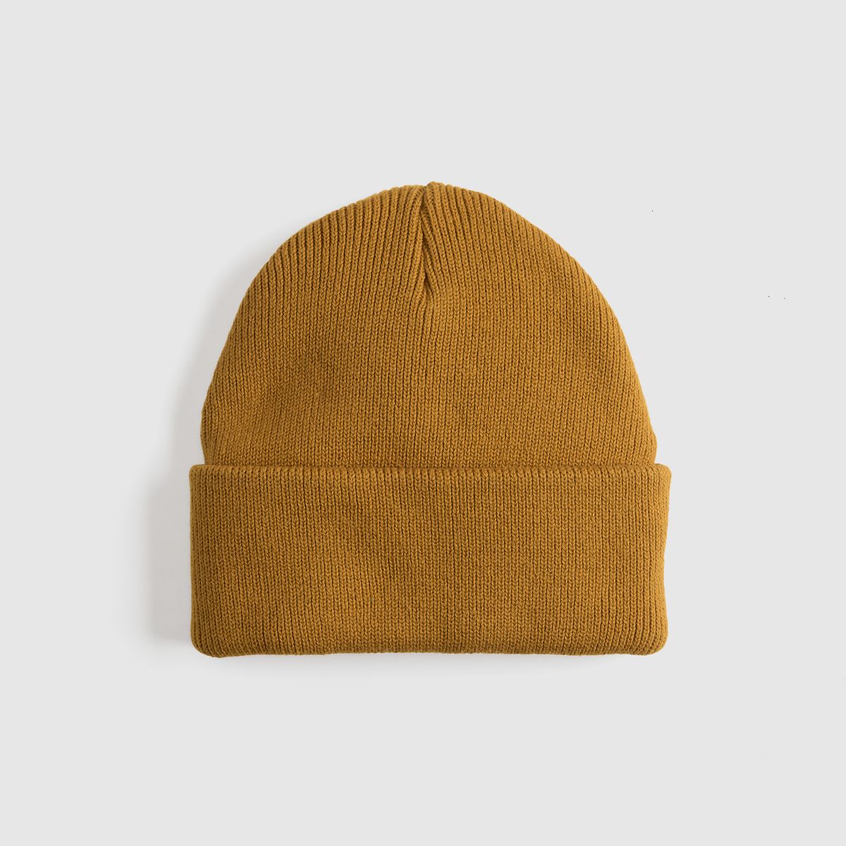 Backpatch Beanie — Golden Brown - Brown