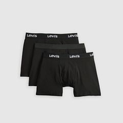 Solid Basic Boxer Briefs (3-Pack) — Black 1