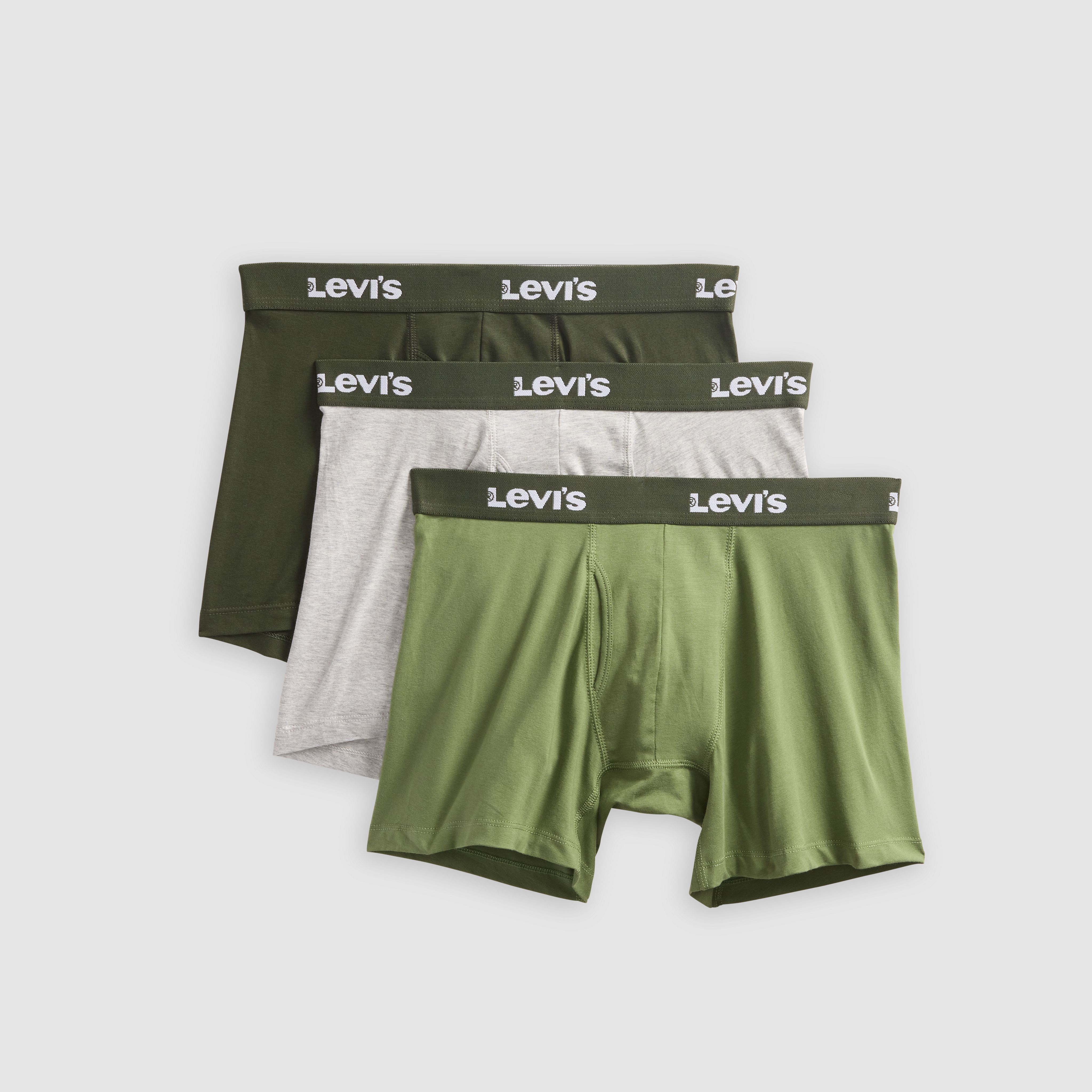 Solid Basic Boxer Briefs (3-Pack) 1
