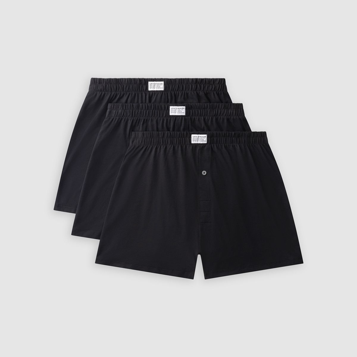 Loose Boxers (3-Pack) — Black Combo