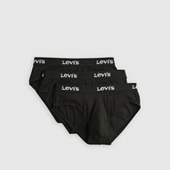 Solid Briefs (3-Pack) — Black 1