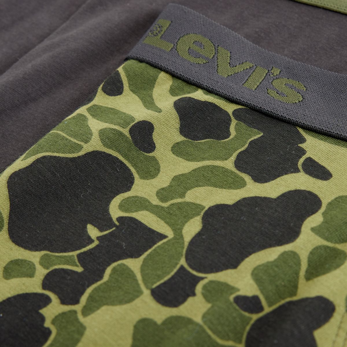 Duck Camo Print Boxer Briefs (3-Pack) — Green