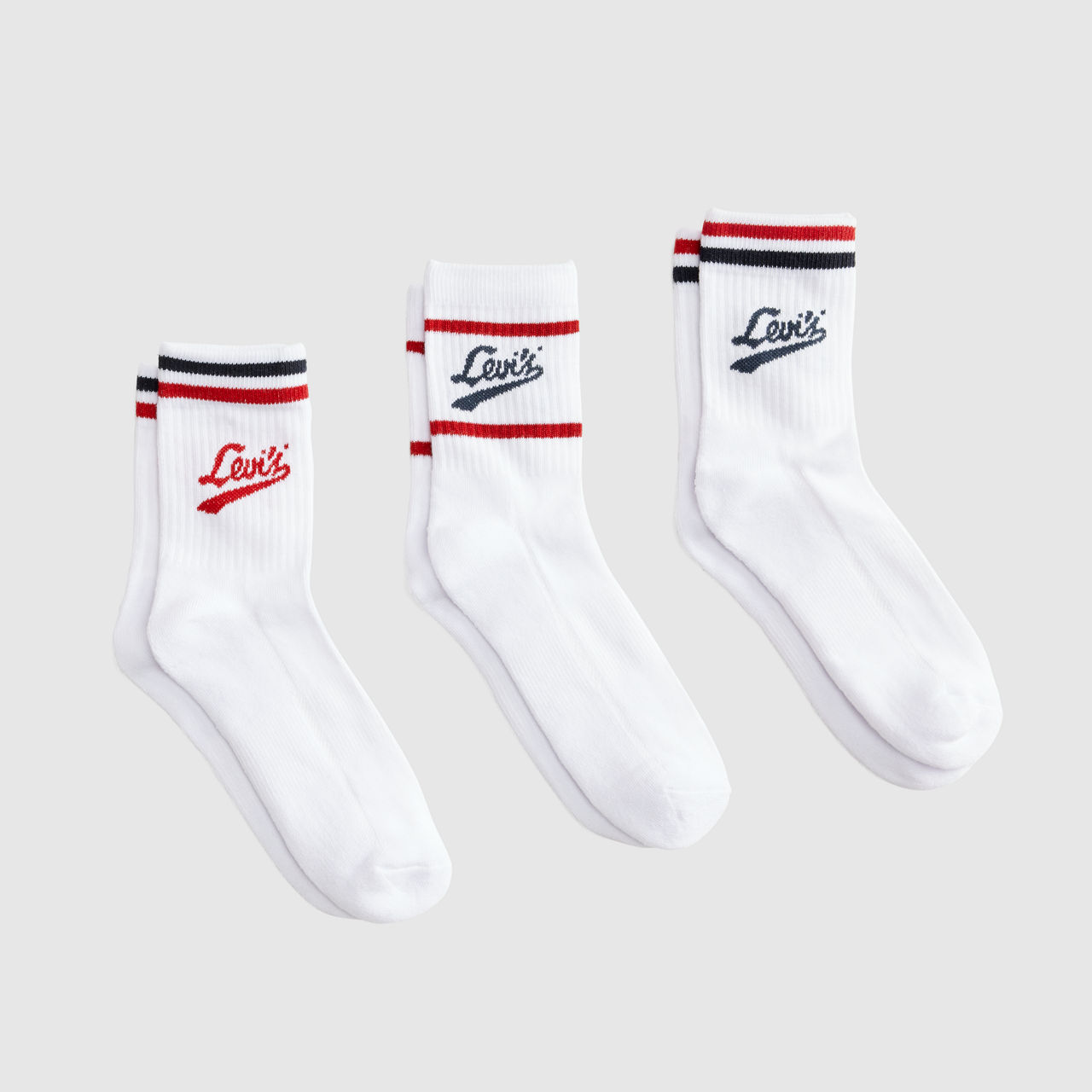 Short Cut Collegiate Logo Socks (3-Pack) 13