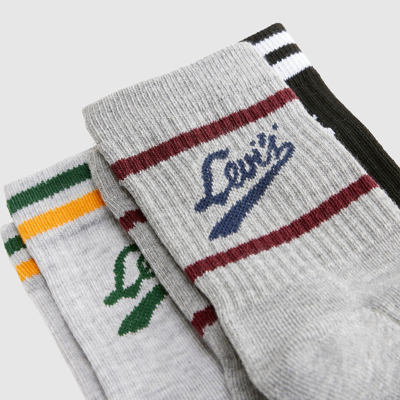 Short Cut Collegiate Logo Socks (3-Pack) 3