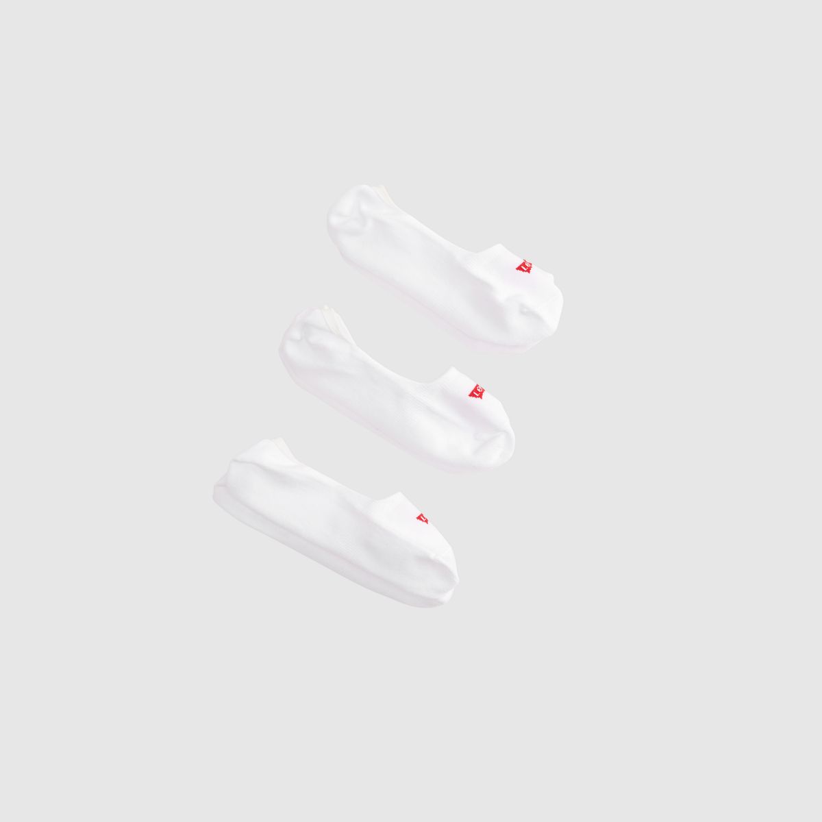 Mid Rise Footie Socks (3-Pack) — White