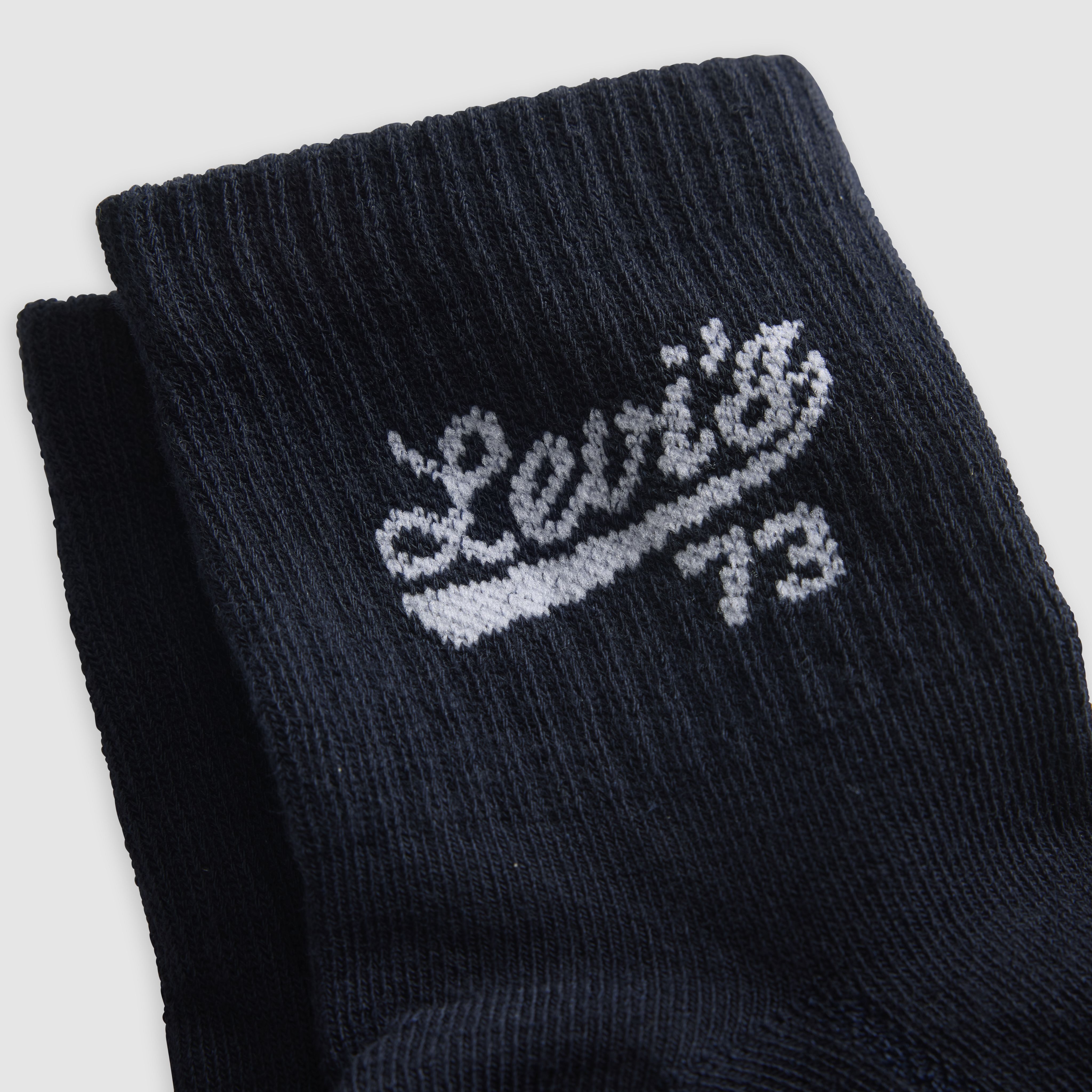 Mid Cut Stripe Logo Socks (3-pack) 3