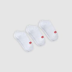 Low Cut Socks (3-pack) — White 1