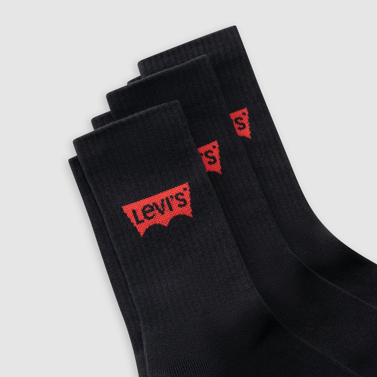 Regular Cut Socks (3-pack) — Black