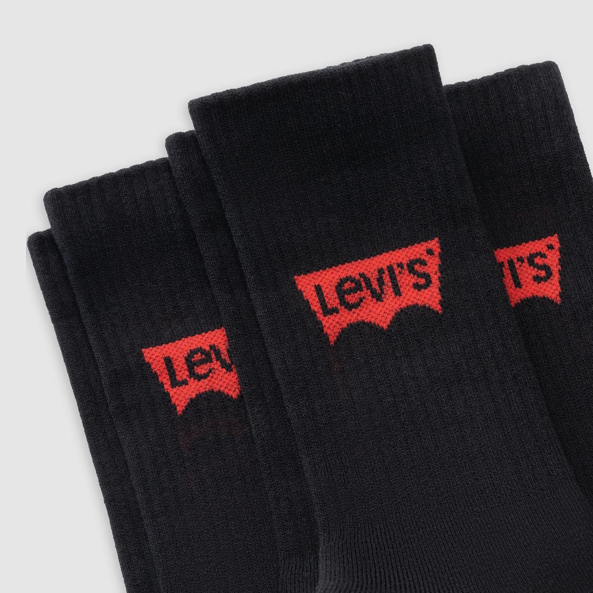 Regular Cut Socks (3-pack) — Black