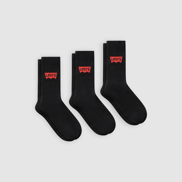 Regular Cut Socks (3-pack) — Black