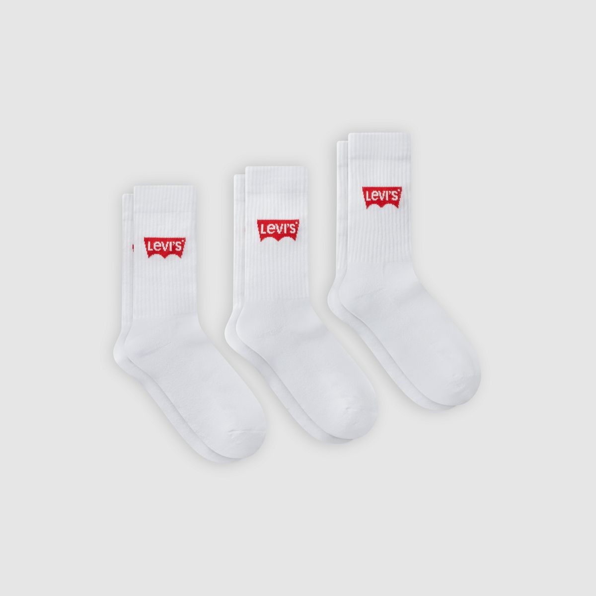 Regular Cut Socks (3-pack) — White