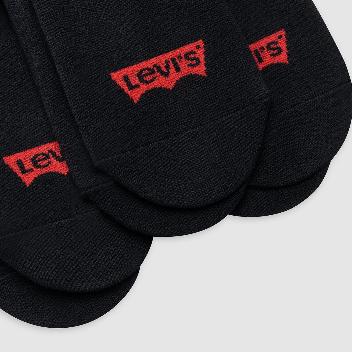 High Cut Socks (3-pack) — Black