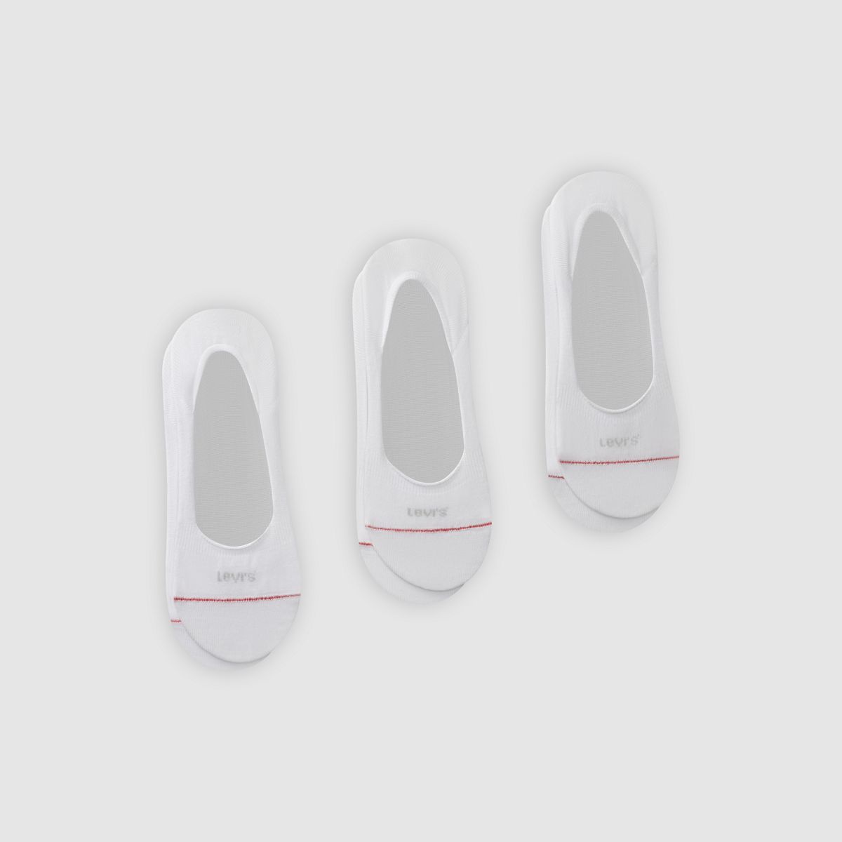 Low Rise Footie Socks (3-Pack) — White