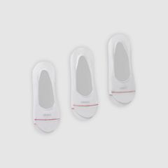 Low Rise Footie Socks (3-Pack) — White 1