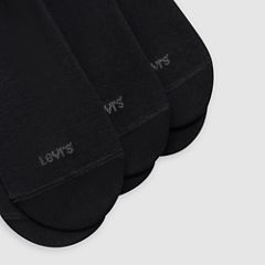 Low Cut Logo Socks (3-Pack) — Black Gold - Black 2