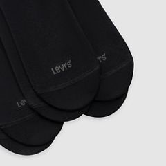 Low Cut Logo Socks (3-Pack) — Black Gold - Black 3