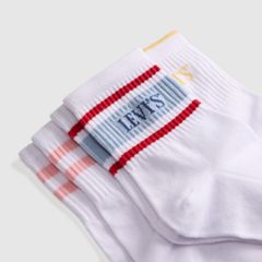 Levi's® Short Cut Socks (3 Pack) — White 3