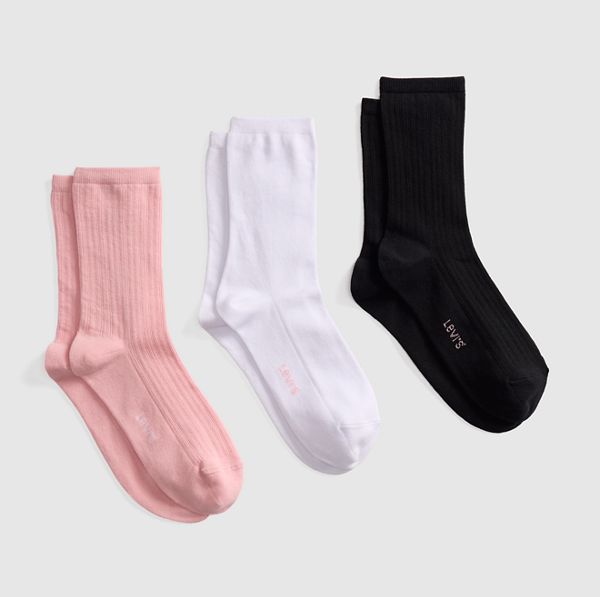 Levi's® Short Cut Socks (3 Pack) — Multi-Color