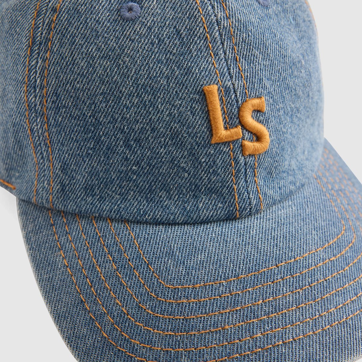 Monogram Cap — Indigo Mid Wash 8 - Blue