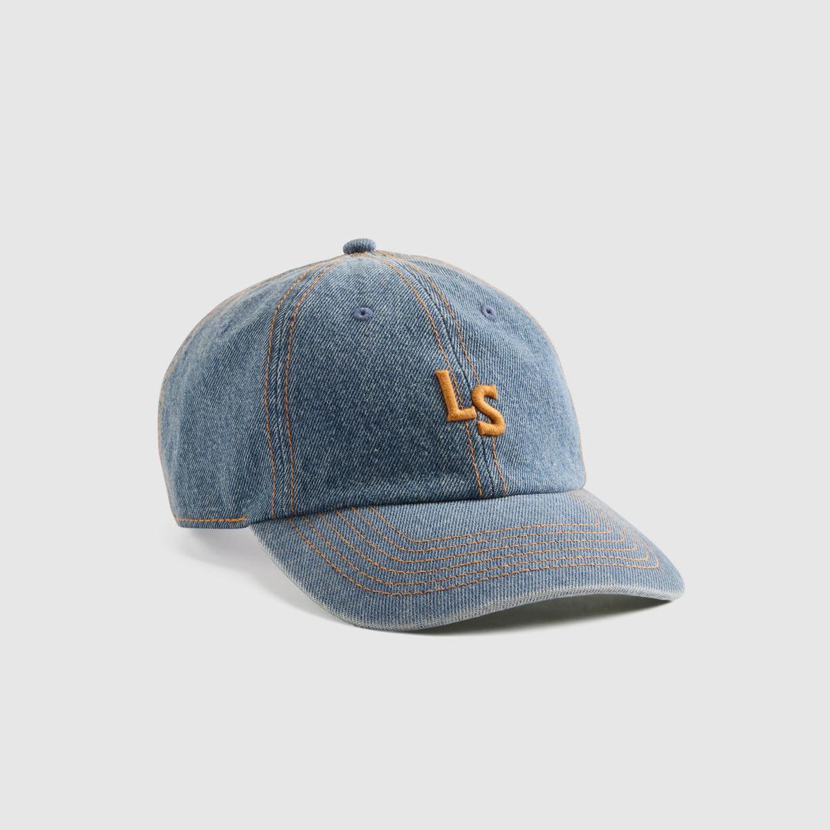 Monogram Cap — Indigo Mid Wash 8 - Blue