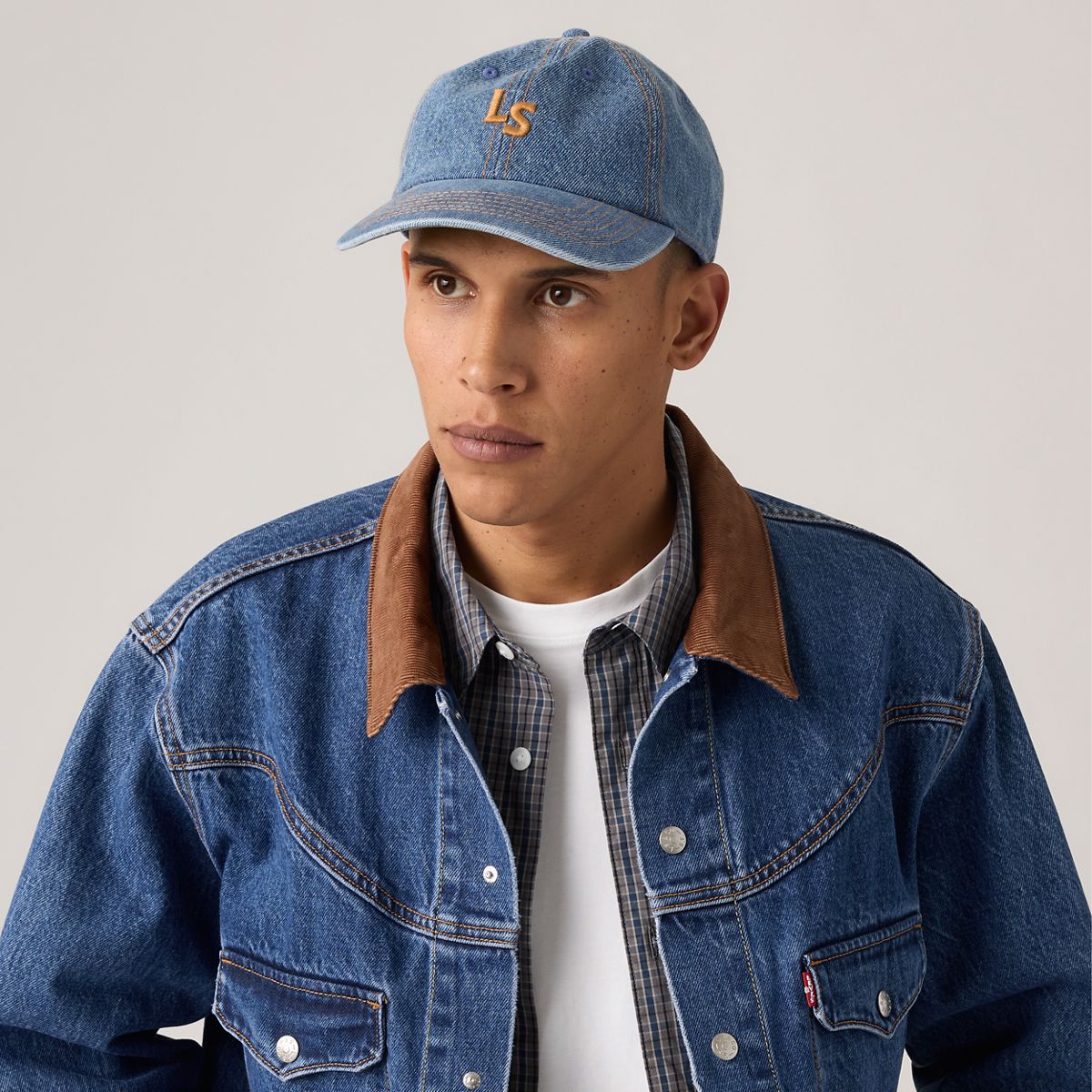 Monogram Cap — Indigo Mid Wash 8 - Blue