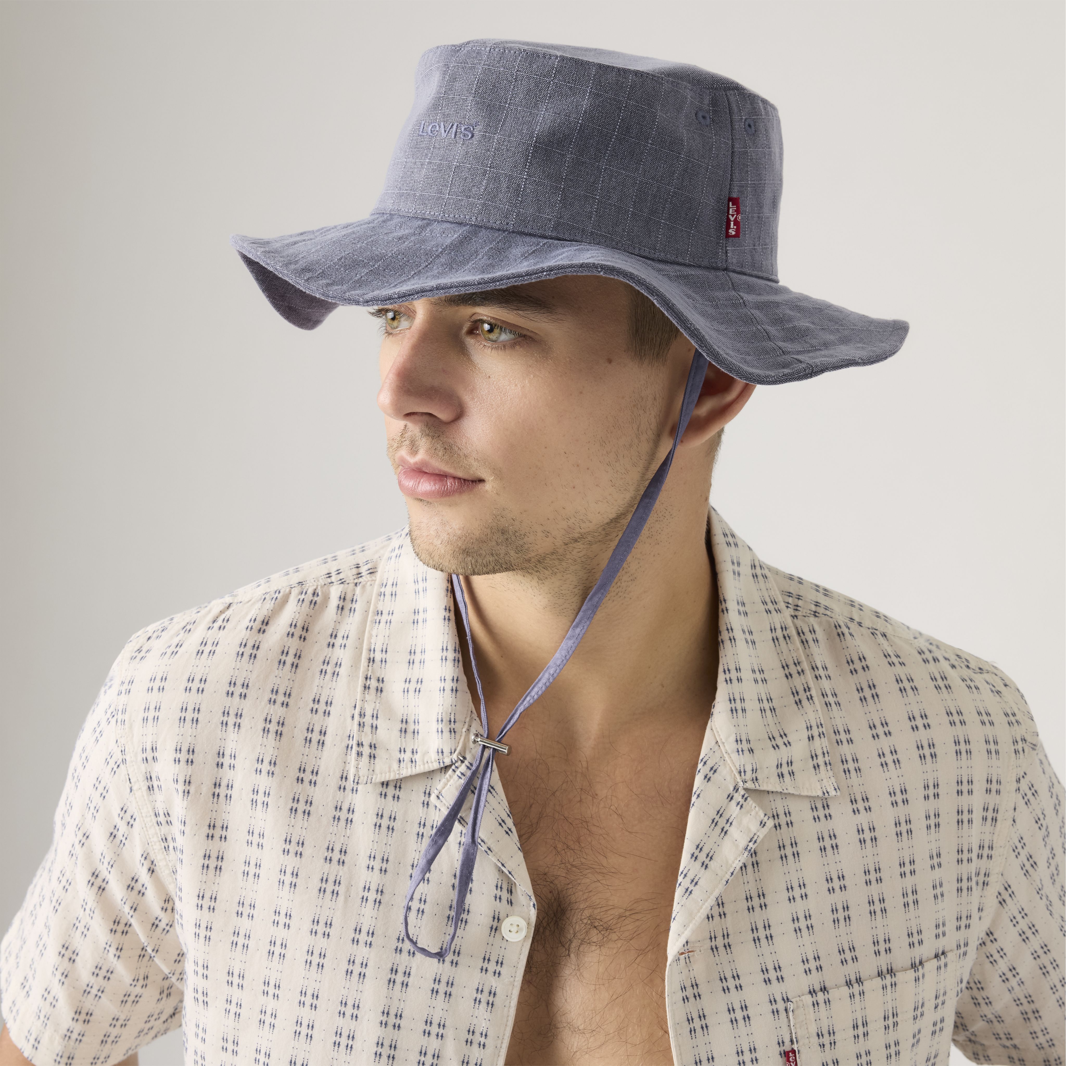 Bucket Hat met trekkoord 1