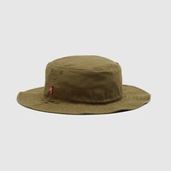 Bay Drawstring Bucket Hat — True Olive - Green 3
