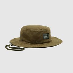 Bay Drawstring Bucket Hat — True Olive - Green 4