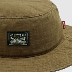 Bay Drawstring Bucket Hat — True Olive - Green 5