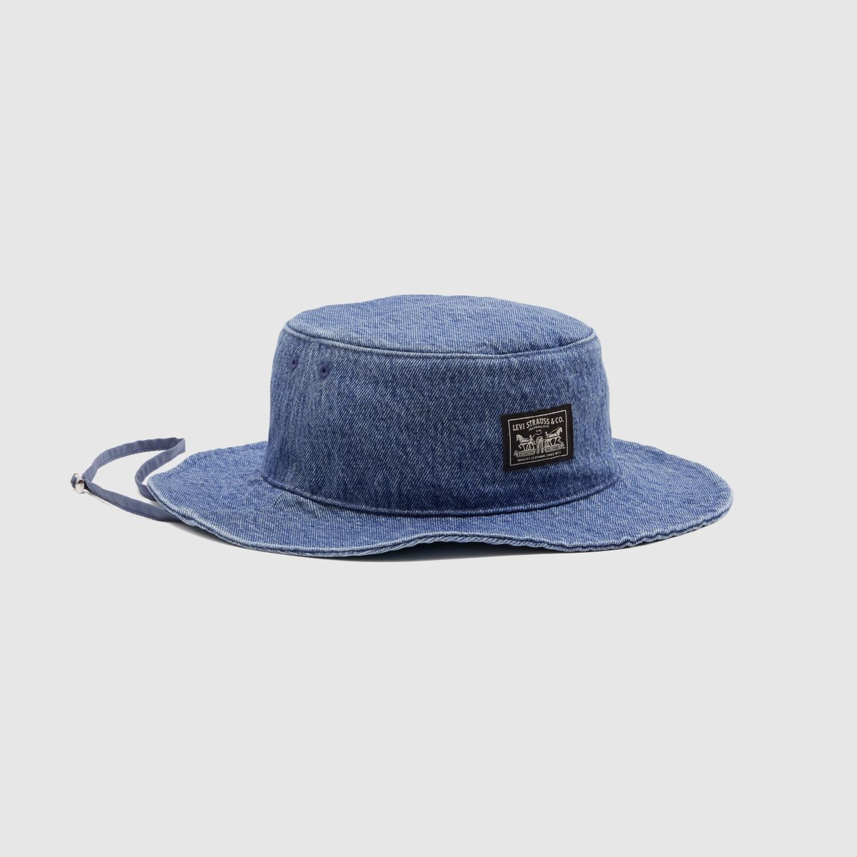 Bay Drawstring Bucket Hat — Ocean - Medium Wash