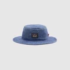 Bay Drawstring Bucket Hat — Ocean - Medium Wash 2