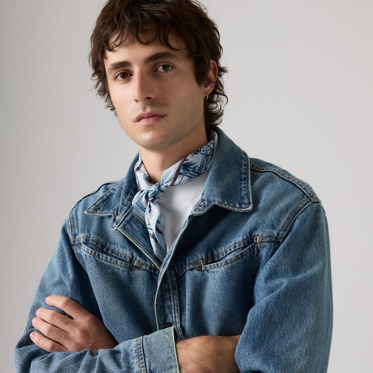M'S Bandana — Saddleman Western - Blue