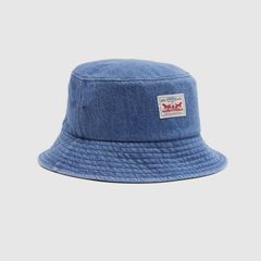 Strauss Bucket Hat — Clouds Indigo - Blue 4