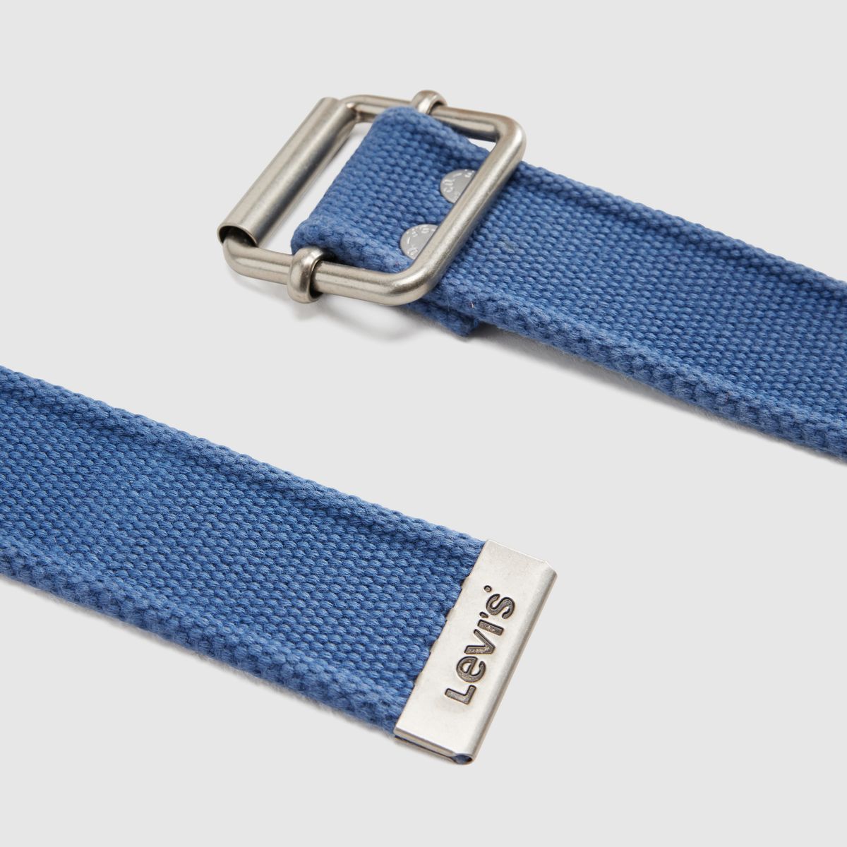 Web Belt — Washed Indigo - Blue