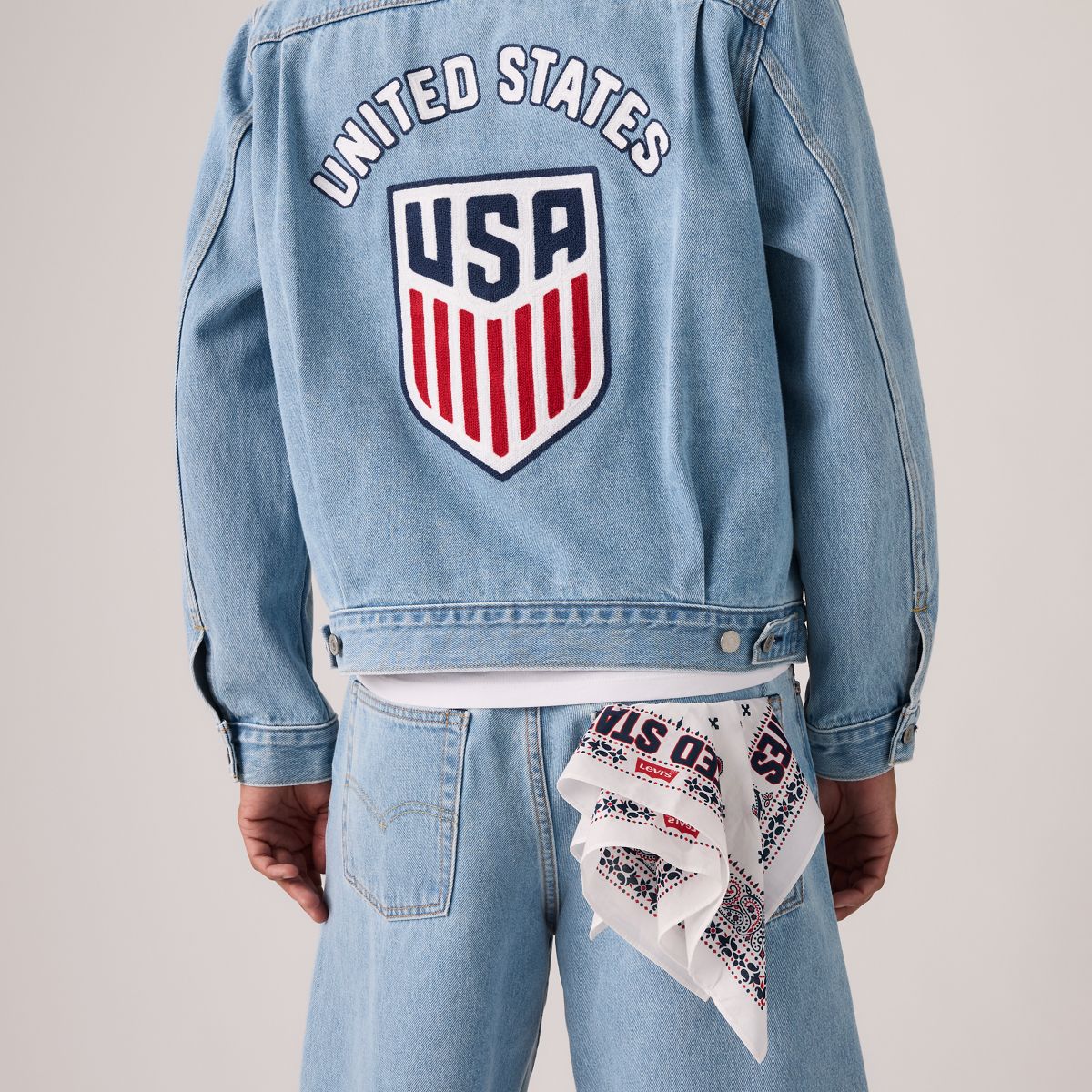 Levi's® U.S. Soccer Bandana — X US Soccer - White