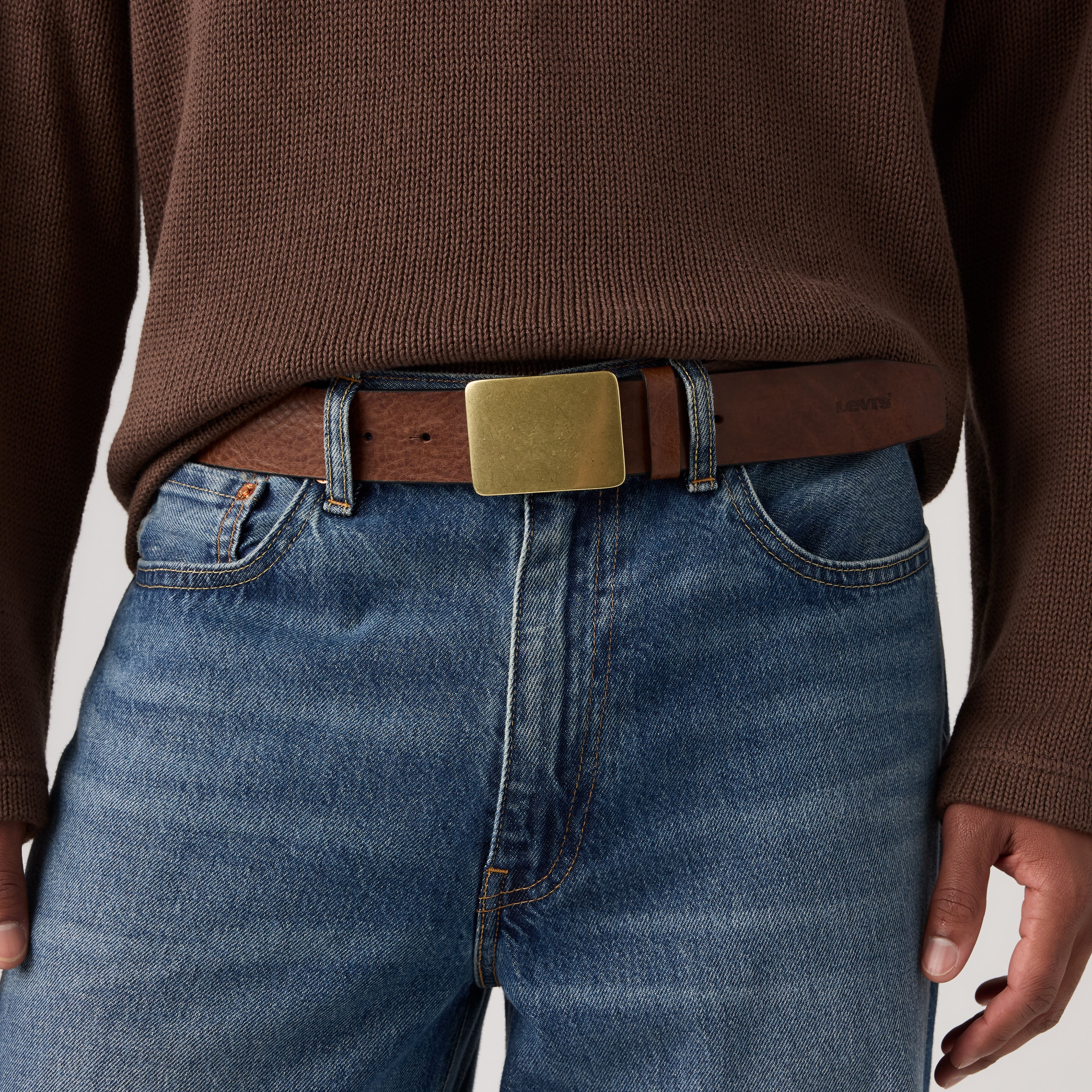 Ryder Plaque Buckle Belt 1