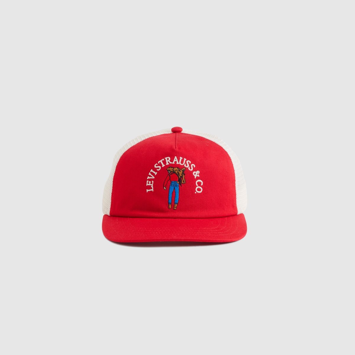 Saddleman Trucker Cap — Urban Red - Red