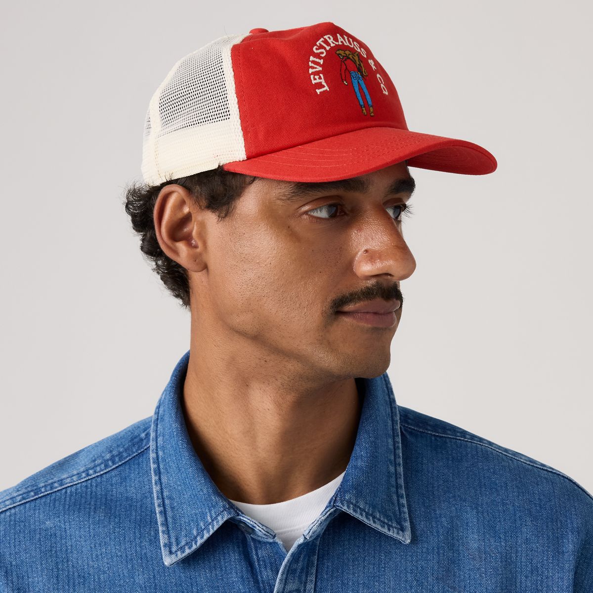 Saddleman Trucker Cap — Urban Red - Red