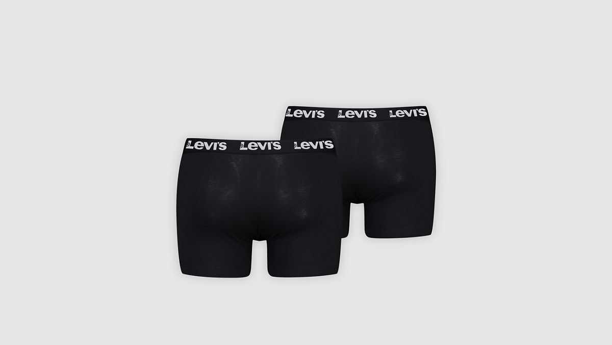 Levi's® Basic Boxer Brief - 2 Pack — Black - Black
