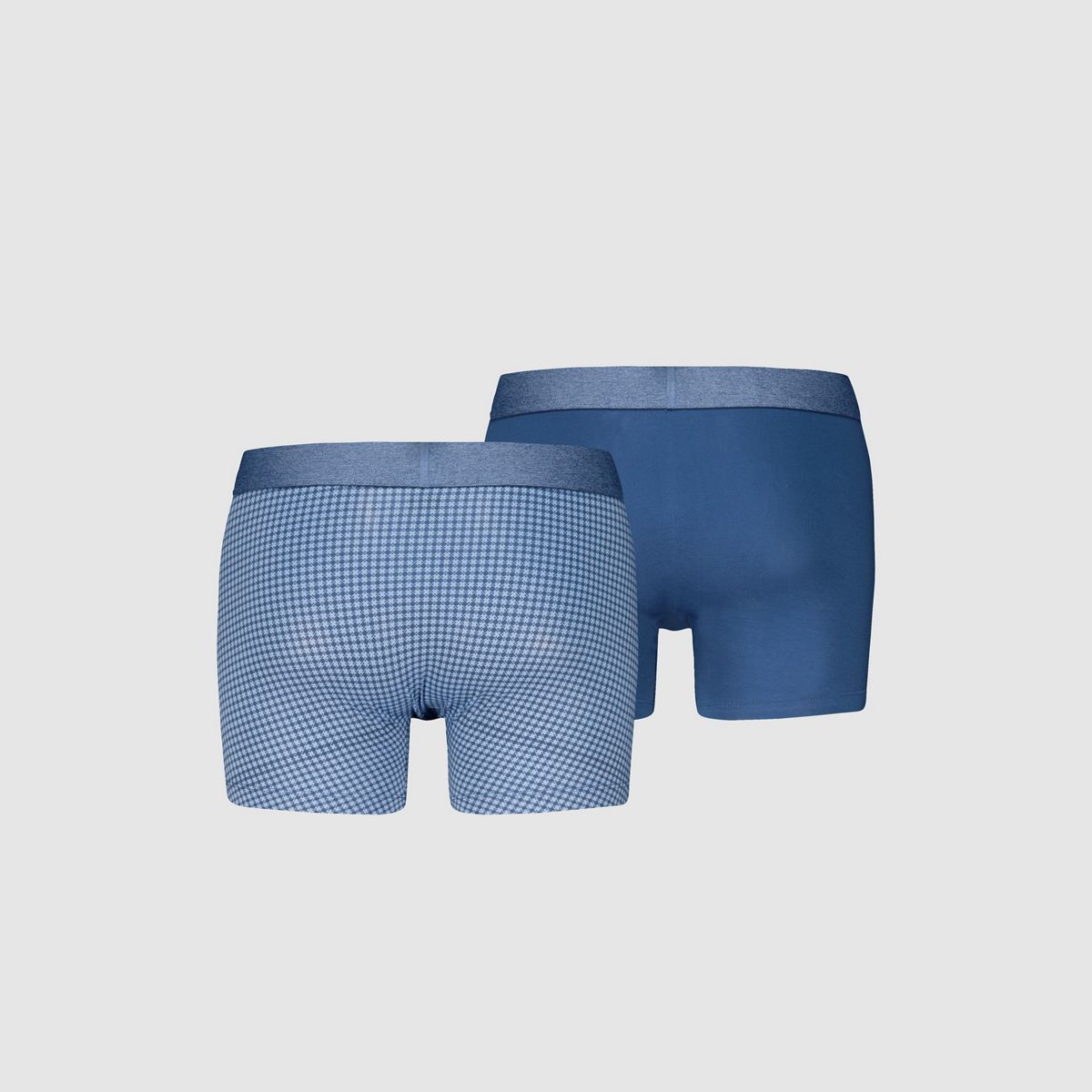 Levi's® Denim Ging Boxer Brief - 2 pack — Blue Combo - Blue