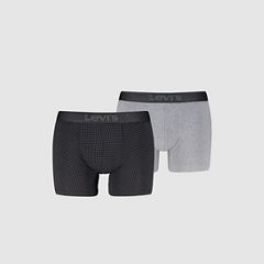 Levi's® Denim Ging Boxer Brief - 2 pack — Black/Grey - Black 1